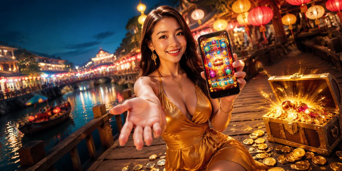 Người chơi Slots tại chợ đêm Hà Nội – trải nghiệm game trực tuyến vsport trong không khí sôi động